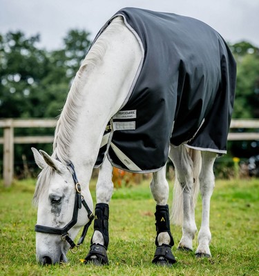 Outdoordecke 1200D AMIGO Bravo 12 Horseware black/titanium grey/silver