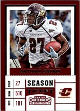 2017 Panini Contenders Draft Picks #9 Antonio Brown - FB