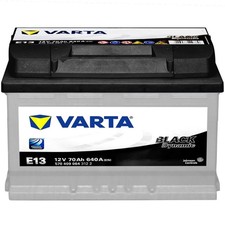 Autobatterie 12V 70Ah 640A Varta E13 Black Dynamic Starterbatterie 5704090643122