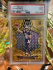 2024 Panini Mosaic Drake Maye Gold Reactive Yellow Mosaic SSP RC Patriots PSA 9