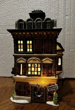 Department 56 Dickens Village The Flat of Ebenezer Scrooge ‘89 Lighted Test Work