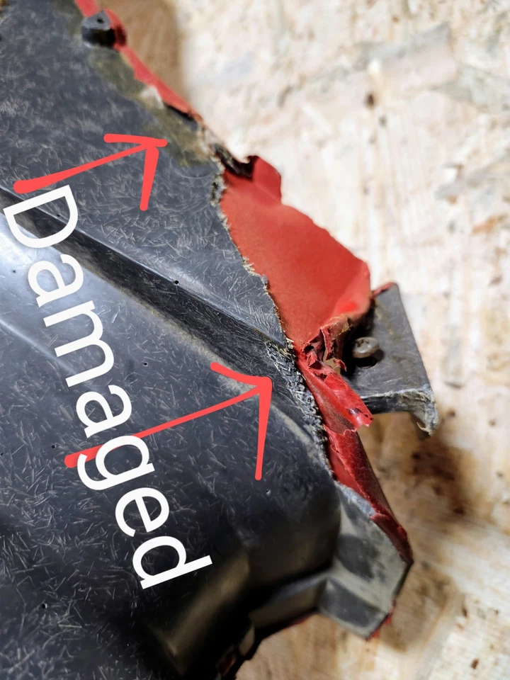 74-77 C3 Corvette RIGHT Rear Quarter Panel Trim Molding Interior Pass OE DAMAGED - Image 3 of 4