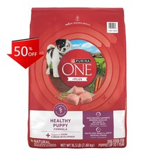 Purina ONE SmartBlend Healthy Puppy Natural Chicken Flavor Dry Dog Food -16.5lbs 2.33 per pound