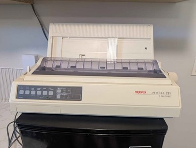 OKI MICROLINE 321 Turbo Dot Matrix 9 Pin Printer Parallel/USB GE8253A
