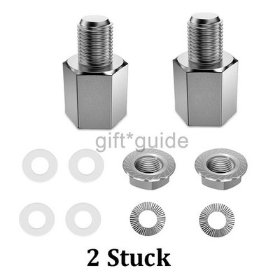 2 Set Fahrrad Achsadapter Universal Fahrrad Anhänger Kupplungs Adapter M10x1,0