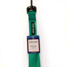Top Paw Poly Blend Teal Blue Green Dog Long Leash 4 FT - NEW Sturdy Lightweight