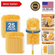 Efficient 25-Piece Disposable Duster Kit Fragrance-Free Microfiber Excellence
