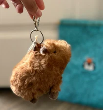 2025 Jellycat Capybara Bag Charm – Clyde Soft Plush Key Ring Toy Gift - NWT