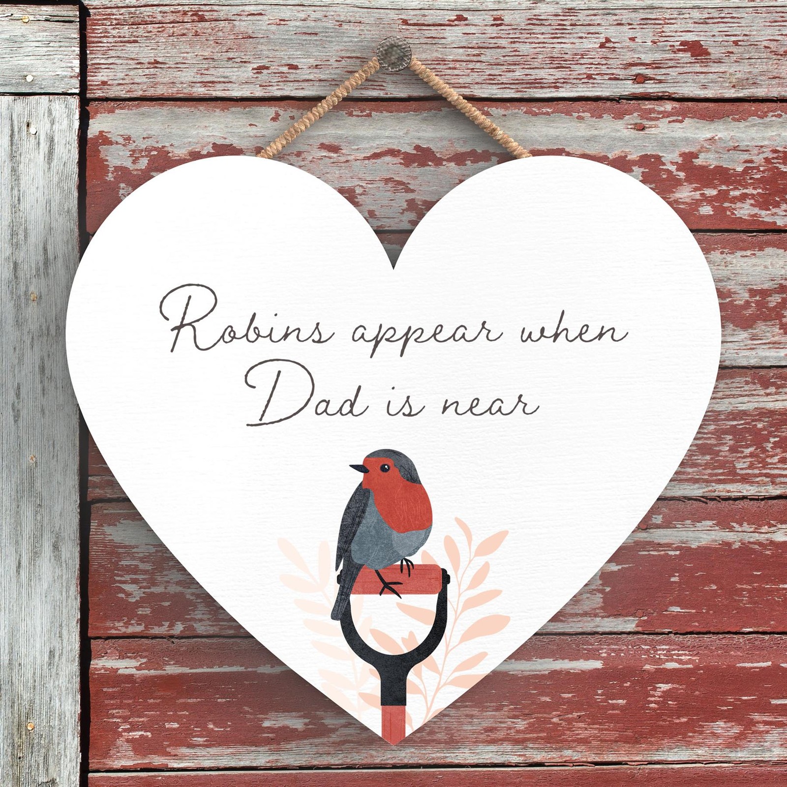 DAD IS NEAR LRG HEART WG