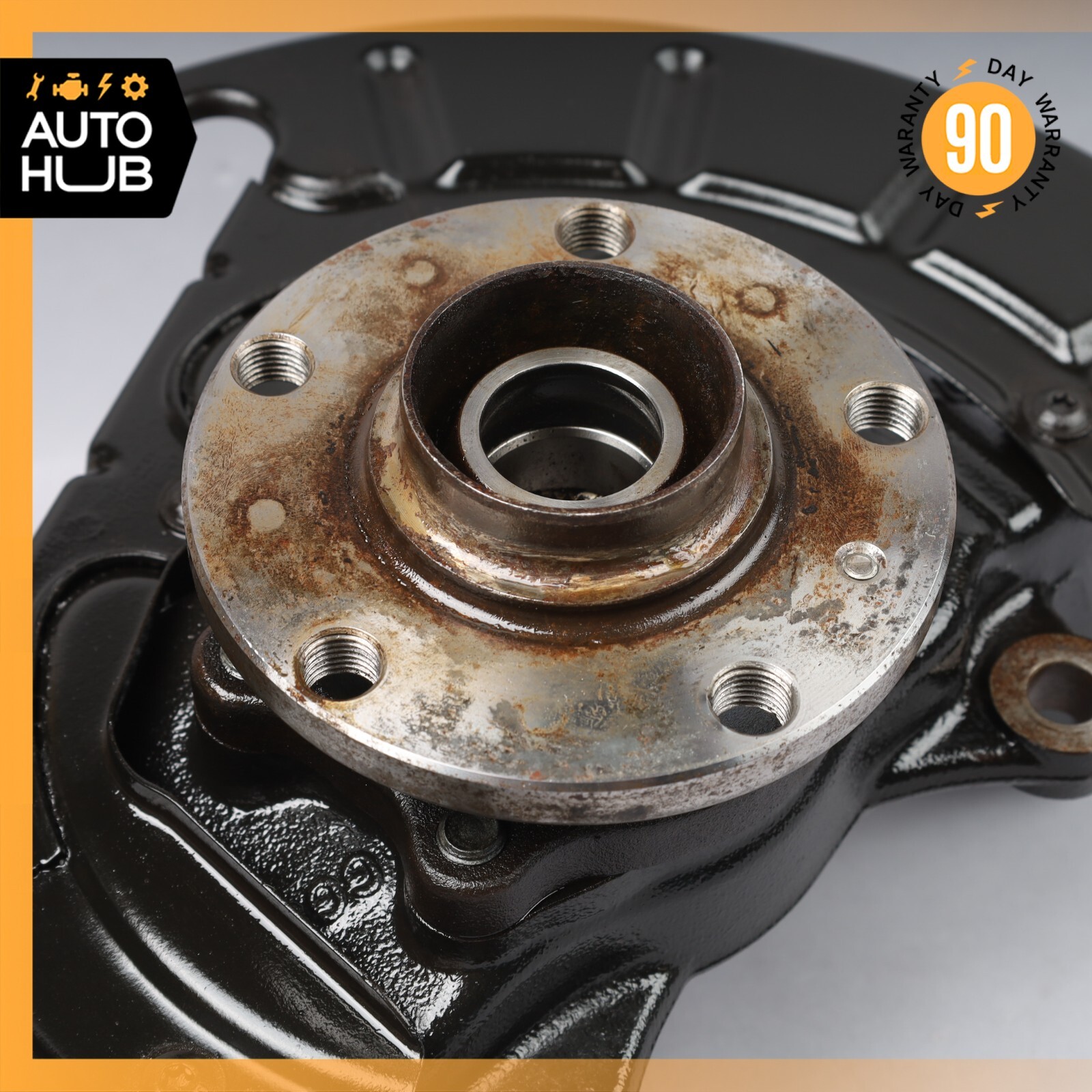 03-07 Bentley Continental GT Coupe Front Left Side Spindle Knuckle Hub OEM