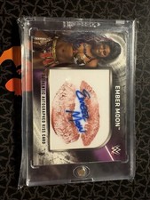 Ember Moon Athena Kiss Card Topps 2018 WWE Autograph Signed