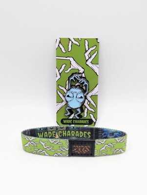 Zox Glow In The Dark Monster #28 Wade Charades ~ NEW ~ Medium ~ Card & Pin