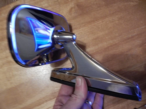 Rectangle Exterior Rearview Door Mirrors & Gaskets Kit PAIR Universal Lincoln