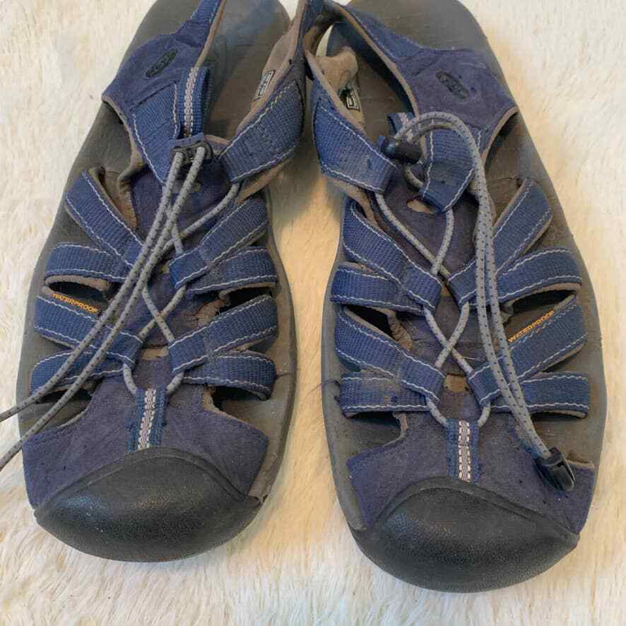 Sandali Keen Uomo Taglia 14 Blu Escursionismo Viaggio Casual Atletico Campeggio Impermeabili