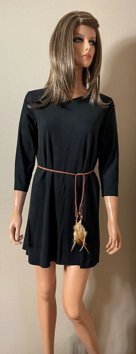 Stradivarius top robe noire