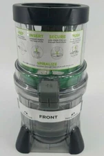 Ninja Intelli-Sense Precision Spiralizer Bowl Attachment with 1 Blade (Green)