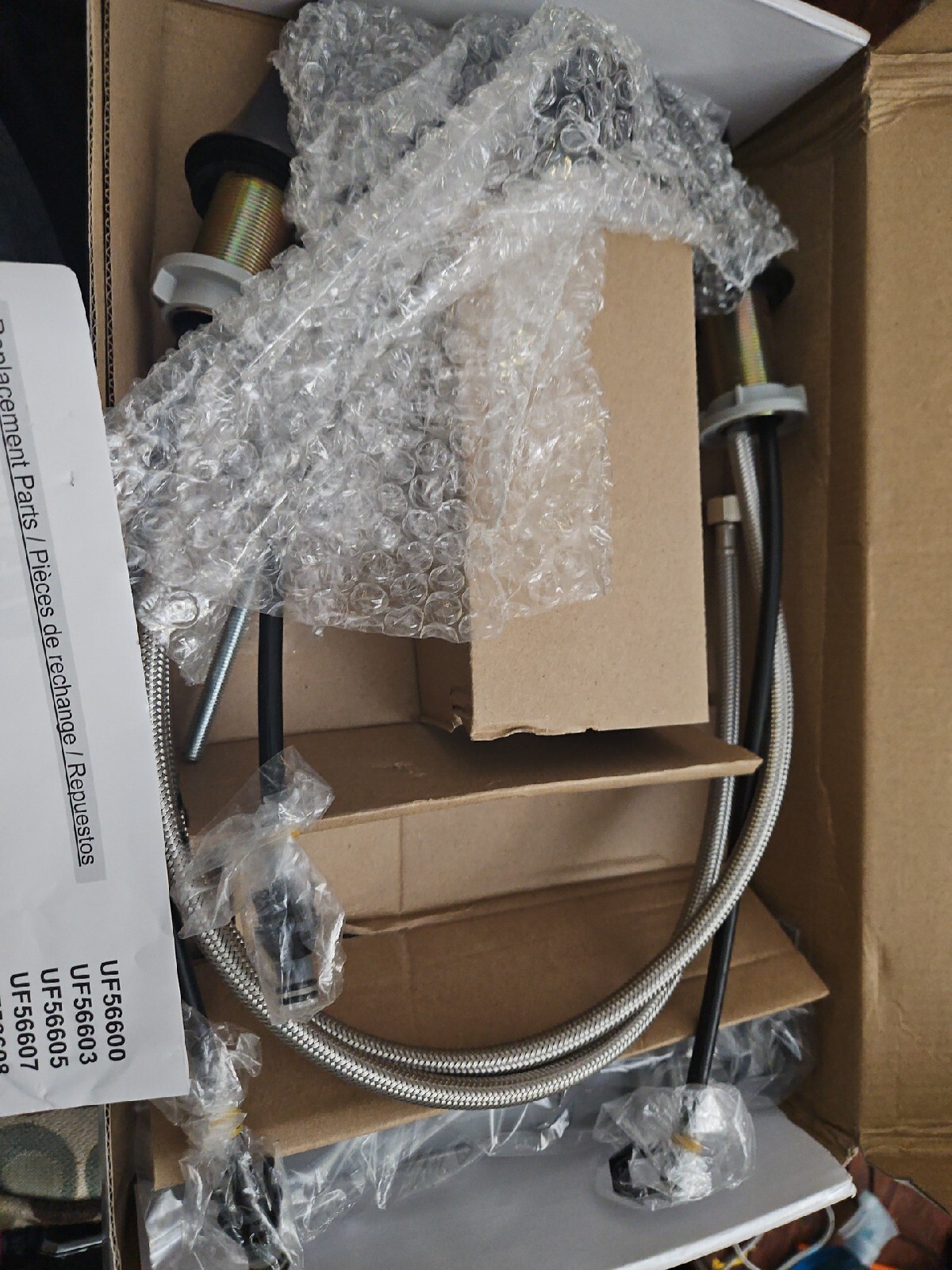 Ultra Faucets UF56605 Metal Oil Rubbed Bronze 2-Handle Bath Faucet 13-1/8 in.