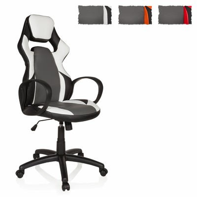 Drehstuhl Bürostuhl Sportsitz Gaming Chefsessel Schalensitz RACER 400 hjh OFFICE