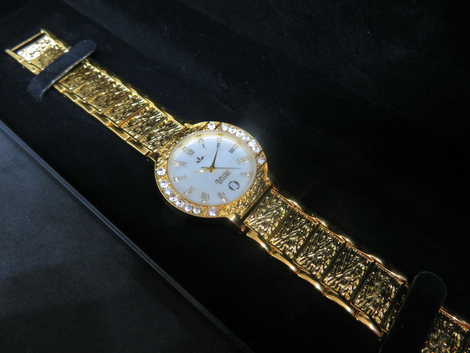 Montre Bellux Grand Deluxe plaquée or, le cadeau idéal pour homme