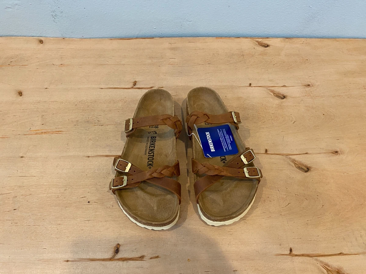 Vintage flower sale cognac birkenstock