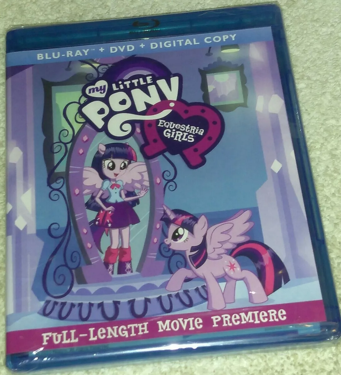 My Little Pony Equestria Girls Blu-ray DVD 2-Disc Set brand new