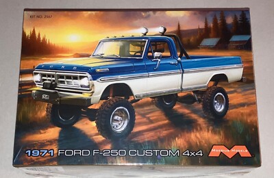 Moebius 1971 Ford F-250 4x4 Lifted Pickup Truck 1:25 scale model car kit 2567
