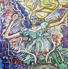 art paintings original - The Flower that Never wasn't