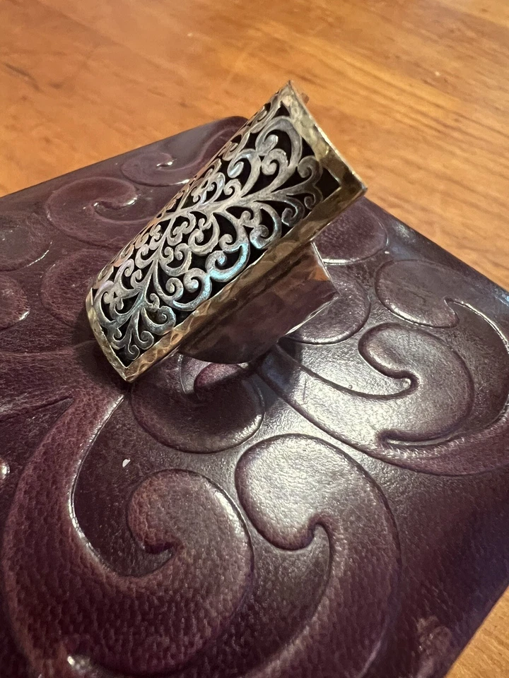 Lois Hill Marquise Signature Statement 18K Gold over Sterling Silver Size 7 Ring - Image 2 of 4