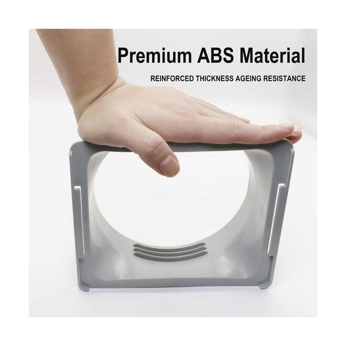 2 Pack Portable AC Hose Coupler - 5.9 Inch Square Window Adapter, Exhaust Hose Connector