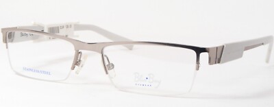 BlueBay by Safilo B&B 808 FTK Silver /White UNIQUE RARE EYEGLASSES 51-17-135mm