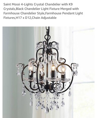 SM SAINT MOSSI Light Crystal Maria Therese Chandelier Light