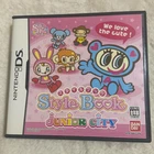 Style Book Junior City Nintendo DS Japanese Schedule Book Games Bandai Tested