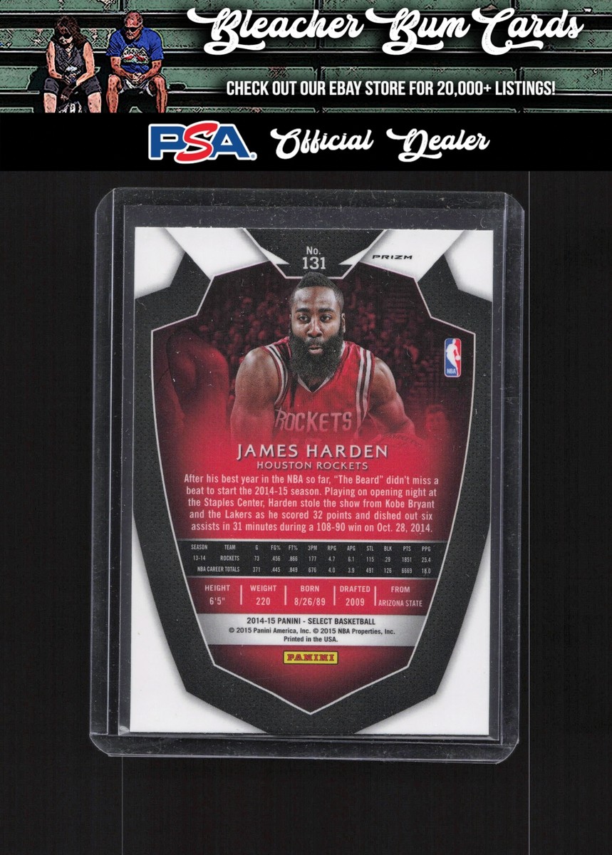 2014-15 Panini Select - Premier Level James Harden #131 Silver