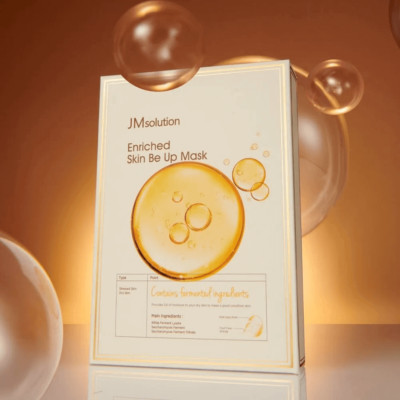 JMSOLUTION ENRICHED SKIN BE UP MASK, Korean Cosmetics, KBeauty, sample