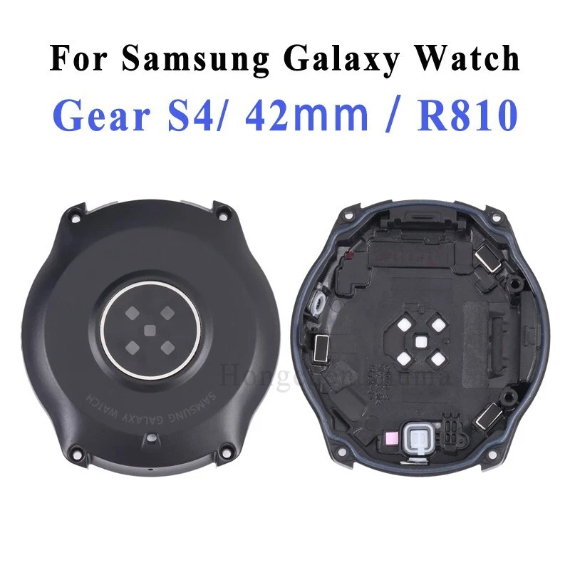 后外壳 保护套 带玻璃镜头 适用于三星 Galaxy Watch Gear S4 SM-R810 42毫米 — 第 2/4 张图片