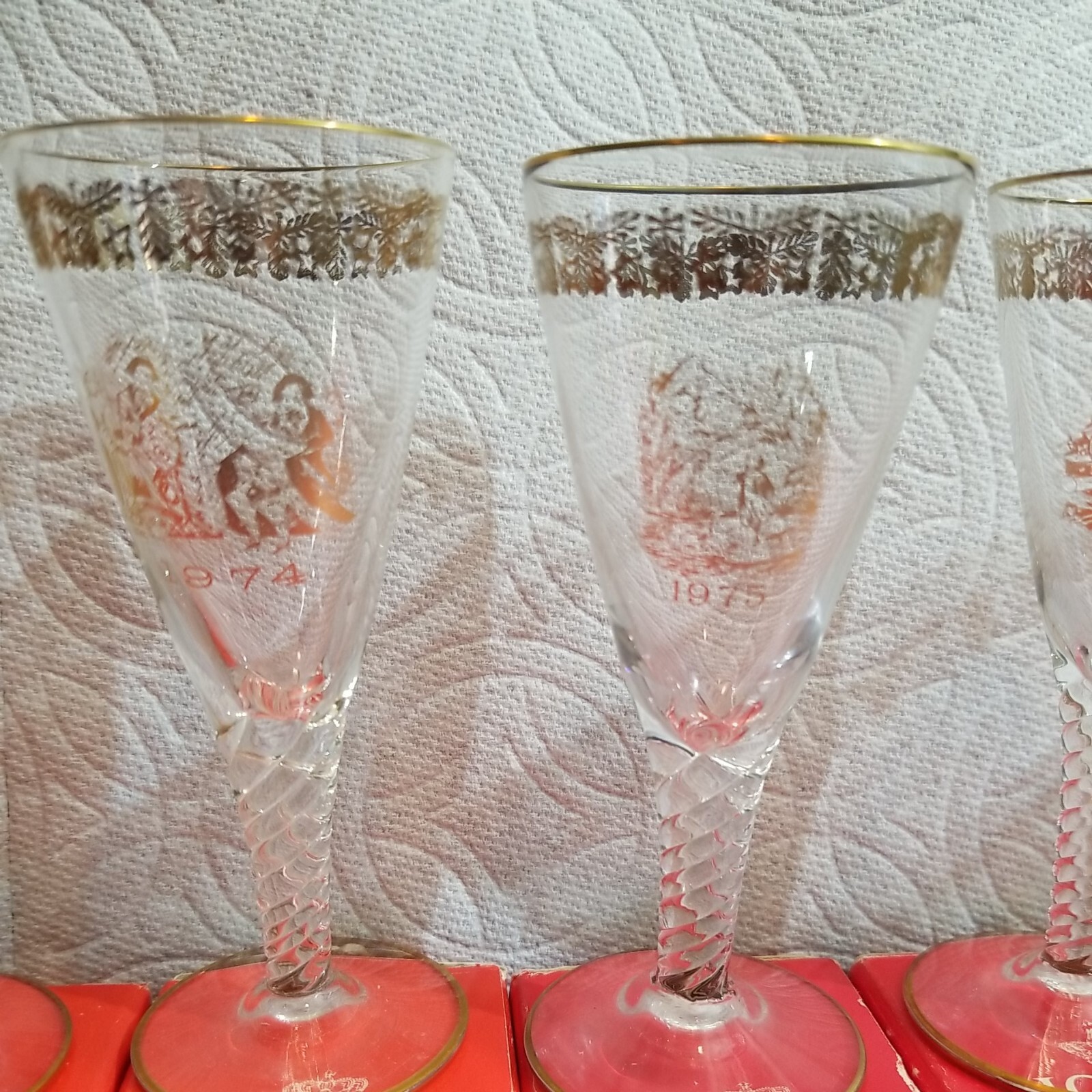 8 HOLMGAARD COPENHAGEN PORT Cordial WHISKEY SHOT Glasses Rare w/boxes Denmark B