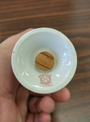 NORITAKE RED "M" SHAKER/MUFFINEER CREAMER SET BIRDS - FISH GREAT COLORS - Picture 7 of 7