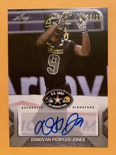 DONOVAN PEOPLES-JONES Browns / Michigan 2017 Leaf AUTOGRAPH RC #'d 20/25
