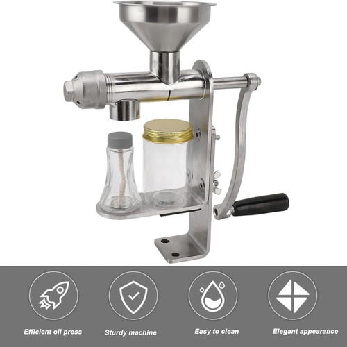 Manual Oil Press Machine Household Seed Oil Press Extractor Peanut Oil Expeller - Picture 9 of 13
