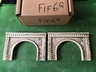 2x Urban Style tunnel n scale gauge Twin Track Painted FIF6G