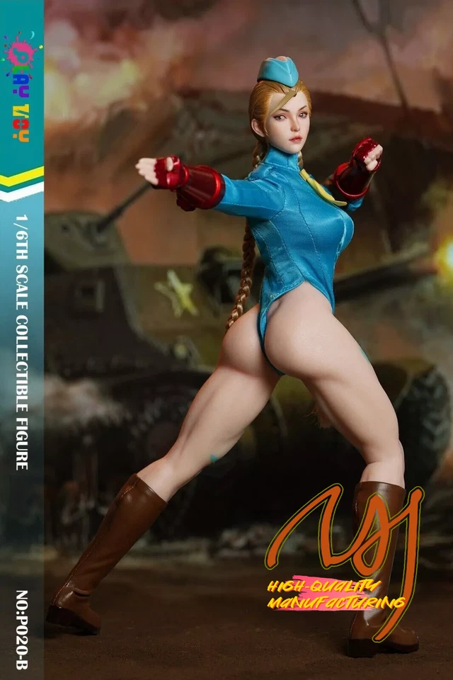 EN STOCK Nuevo PLAY TOY P020B 1/6 Street Girl Mujer Luchadora Cammy Figura 12" Foto 4 de 4