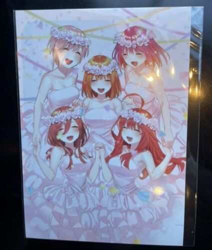 The Quintessential Quintuplets Exclusive Movie Ending Illustration A5 Size  Card | eBay