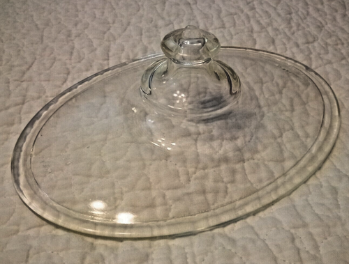PYREX Covered Casserole Oval Clear Glass Lid only (80) #193-197 100 ...