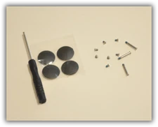 For A1278 A1286 A1297 Rubber Bottom Case Cover Feet Foot Kit +Screw Set+Tool