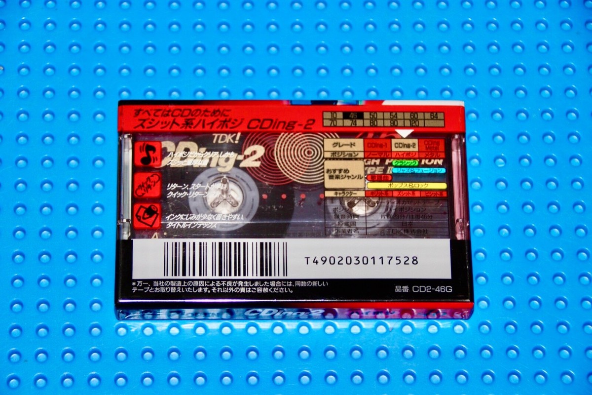TDK CDing II 46 1996 JAPAN TYPE II CASSETTE TAPE (1) (SEALED) | eBay