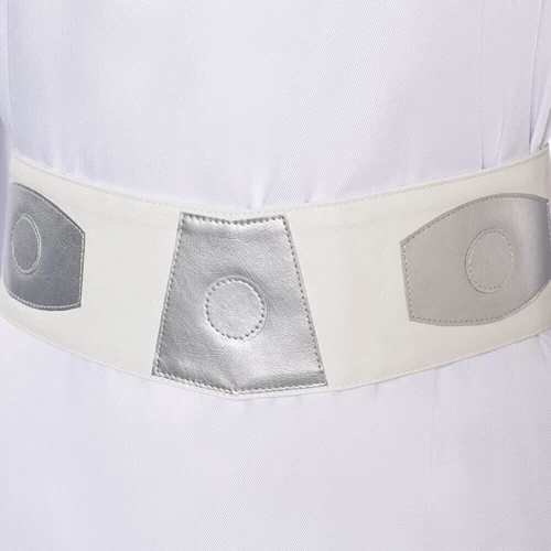 DE Damen Kleid Star Wars Prinzessin Leia Cosplay Kostüm Karneval Anzug Halloween - Bild 12 von 15