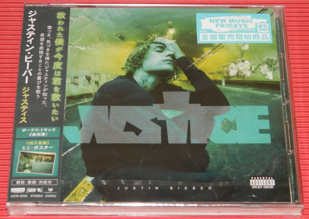 2021 JUSTIN BIEBER JUSTICE WITH BONUS TRACKS JP CD 4988031426395| eBay