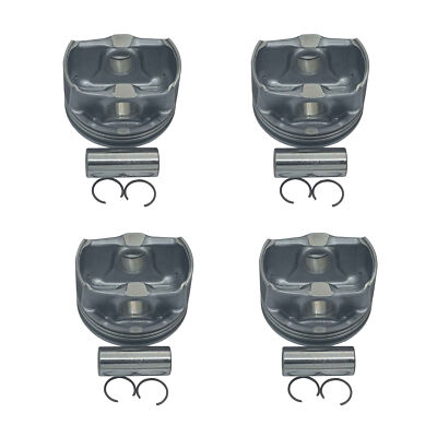 4X Engine Pistons STD Fits for Forte Forte5 EX LX Forte Koup 2.0L