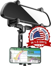 Soporte para tel fono con espejo retrovisor del coche para todos los m viles NEW