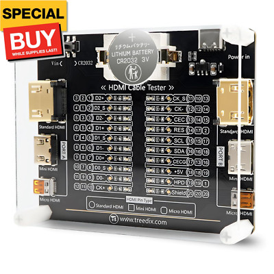 Cable Tester Board for HDMI Cable Tester Checker 20 LED Light Status Indictor to